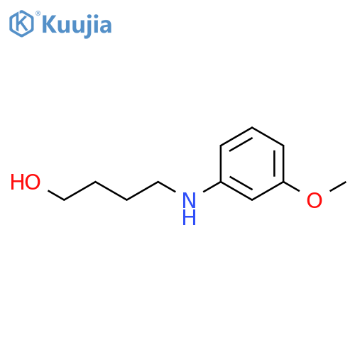 4-(3-Methoxy-phenylamino)-butan-1-ol structure