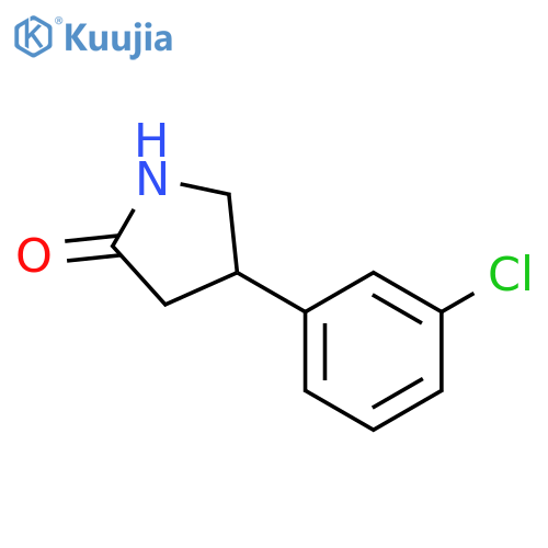 4-(3-chlorophenyl)pyrrolidin-2-one structure