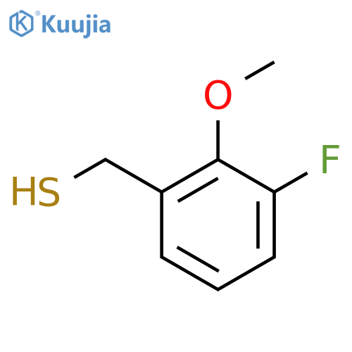 (3-fluoro-2-methoxyphenyl)methanethiol structure