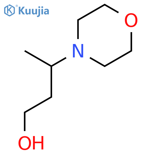 3-morpholin-4-ylbutan-1-ol structure