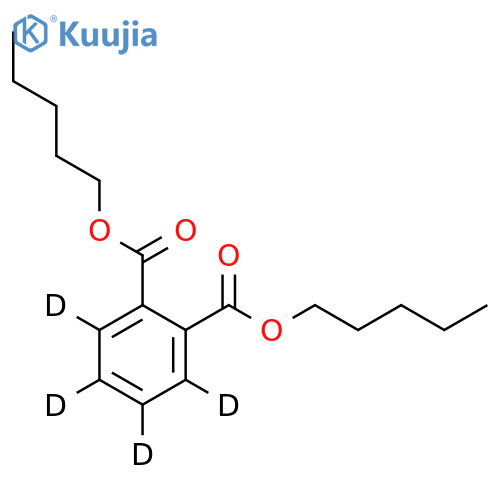 Dipentyl phthalate-3,4,5,6-d structure
