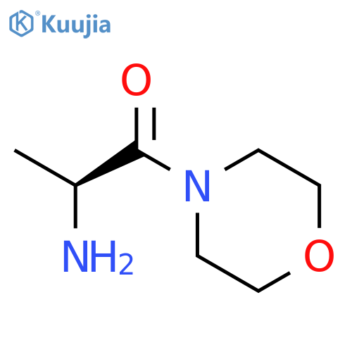 Morpholine, 4-[(2S)-2-amino-1-oxopropyl]- structure