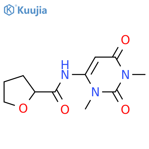 2-Furancarboxamide,tetrahydro-N-(1,2,3,6-tetrahydro-1,3-dimethyl-2,6-dioxo-4-pyrimidinyl)- structure