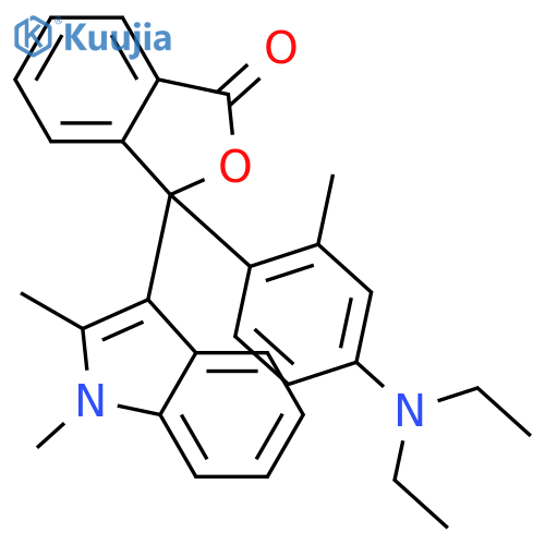 3-(4-(Diethylamino)-2-methylphenyl)-3-(1,2-dimethyl-1H-indol-3-yl)isobenzofuran-1(3H)-one structure