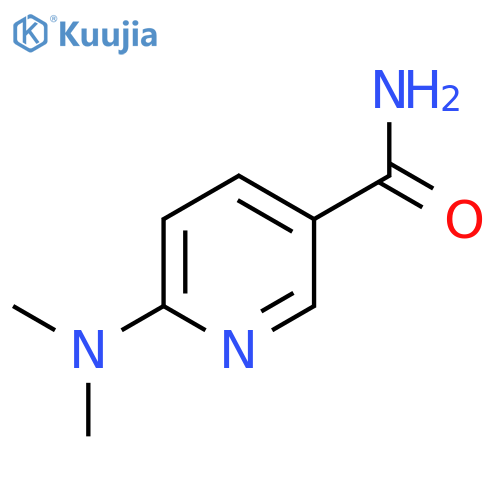 3-Pyridinecarboxamide,6-(dimethylamino)- structure