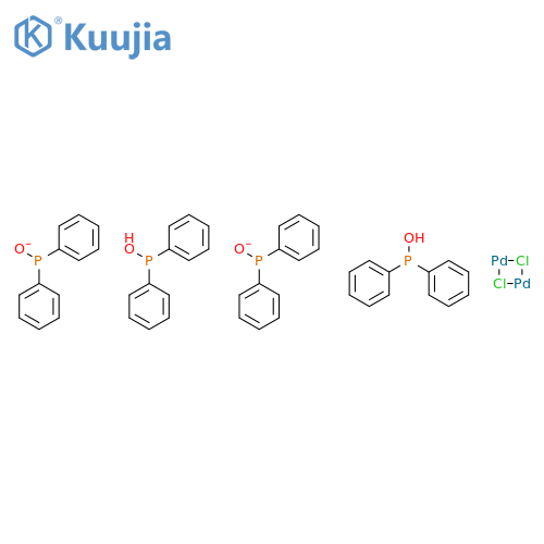 Palladate(2-), di-m-chlorotetrakis(P,P-diphenylphosphinito-kP)di-, hydrogen (1:2) structure