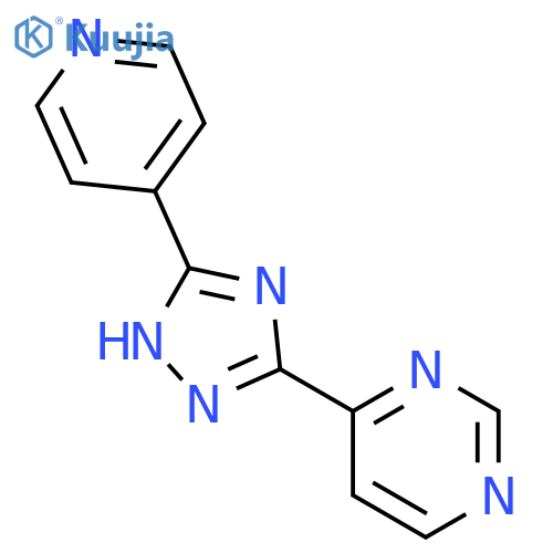 4-(5-pyridin-4-yl-1H-1,2,4-triazol-3-yl)pyrimidine structure