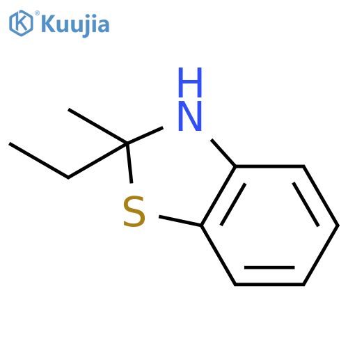 Benzothiazole,2-ethyl-2,3-dihydro-2-methyl- structure