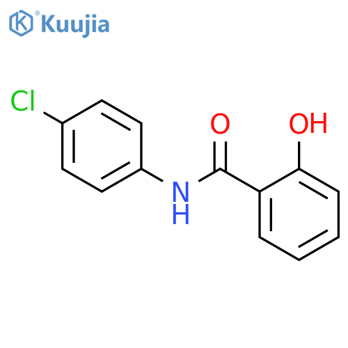 N-(4-chlorophenyl)-2-hydroxybenzamide structure