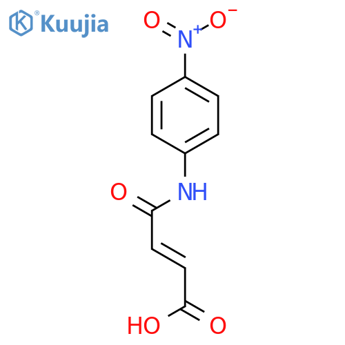 (2E)-4-(4-Nitrophenyl)amino-4-oxobut-2-enoic acid structure