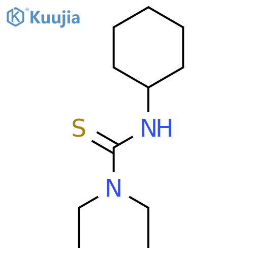 Thiourea, N'-cyclohexyl-N,N-diethyl- structure