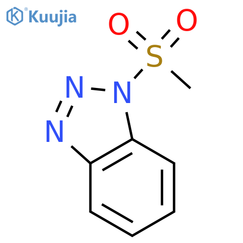 1-(Methylsulfonyl)benzotriazole structure