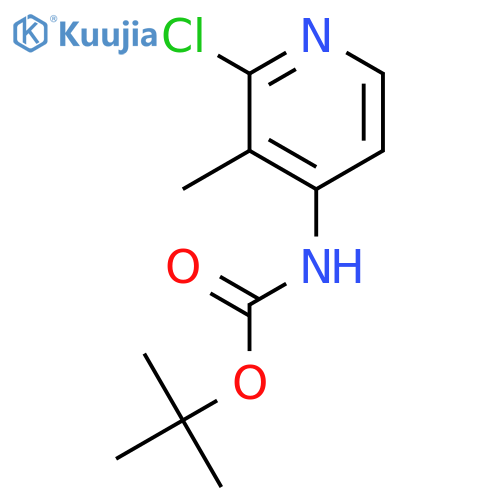 Tert-Butyl (2-chloro-3-methylpyridin-4-yl)carbamate structure