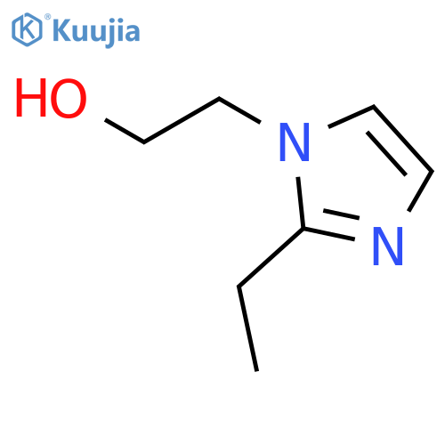 2-(2-Ethyl-1H-imidazol-1-yl)ethanol structure