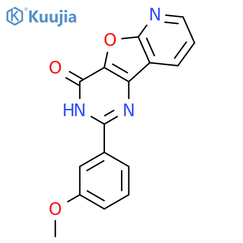 2-(3-Methoxyphenyl)pyrido[3',2':4,5]furo[3,2-d]pyrimidin-4(3H)-one structure