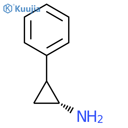 (1S,2R)-2-phenylcyclopropan-1-amine structure
