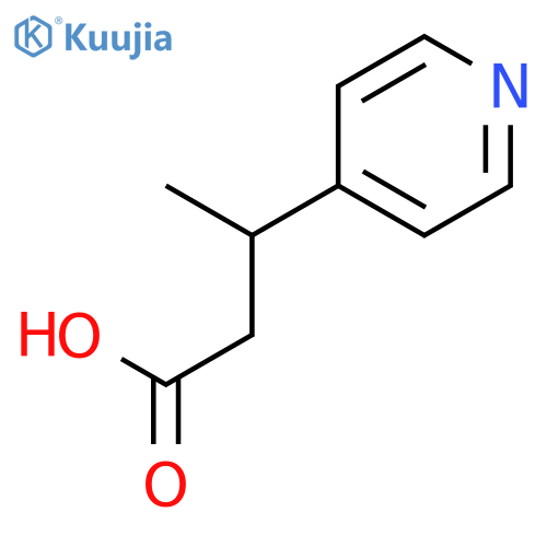 3-(Pyridin-4-yl)butanoic acid structure