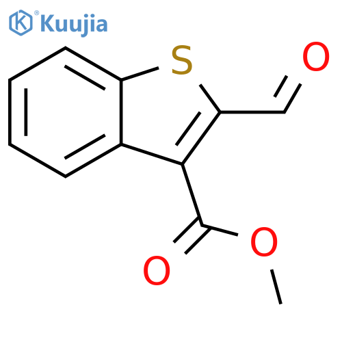 Methyl 2-formylbenzo[b]thiophene-3-carboxylate structure