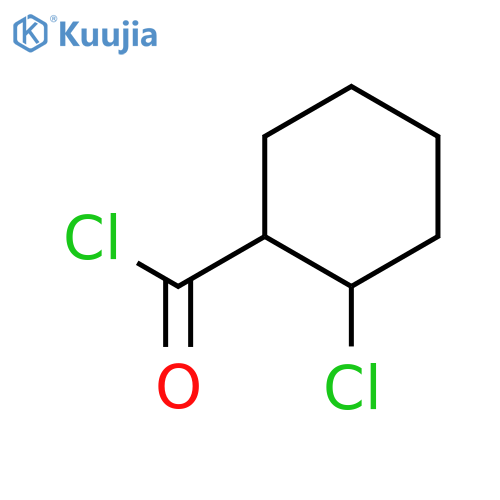 Cyclohexanecarbonylchloride, 2-chloro- structure