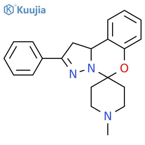 1'-methyl-2-phenylspiro[1,10b-dihydropyrazolo[1,5-c][1,3]benzoxazine-5,4'-piperidine] structure