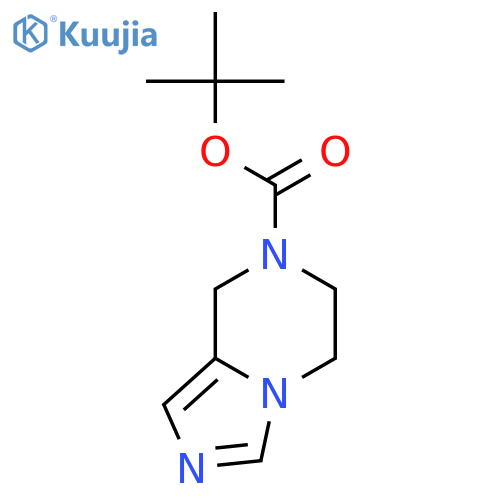 tert-butyl 5H,6H,7H,8H-imidazo[1,5-a]pyrazine-7-carboxylate structure