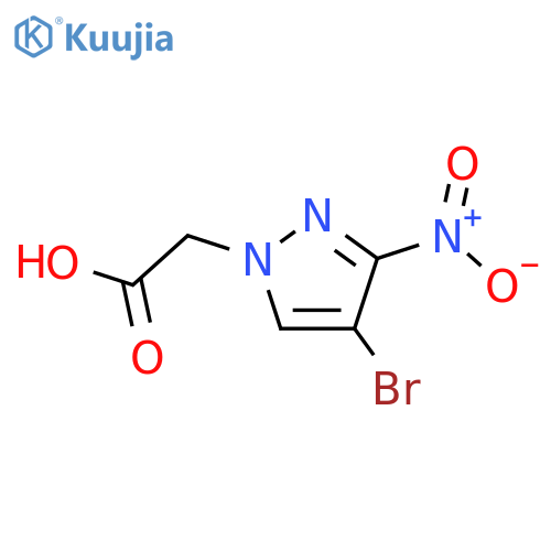 (4-Bromo-3-nitro-1H-pyrazol-1-yl)acetic acid structure