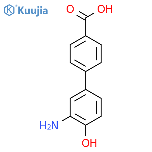 3'-Amino-4'-hydroxybiphenyl-4-carboxylic acid structure
