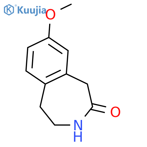 7-methoxy-1,2,3,5-tetrahydro-3-benzazepin-4-one structure