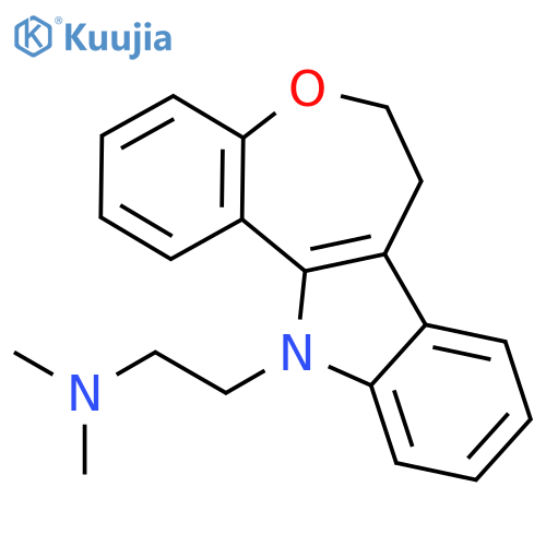 2-(6,7-dihydro-12H-[1]benzoxepino[5,4-b]indol-12-yl)-N,N-dimethylethanamine structure