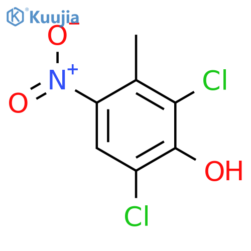 2,6-Dichloro-3-methyl-4-nitrophenol structure