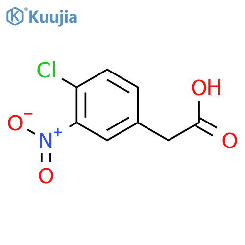 4-Chloro-3-nitrophenylacetic acid structure