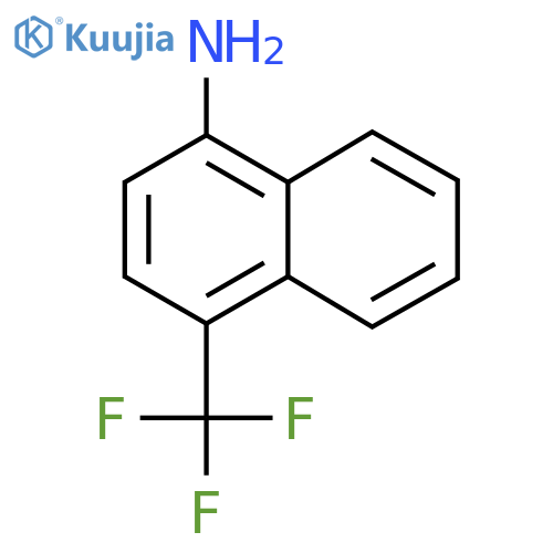 1-Amino-4-(trifluoromethyl)naphthalene structure
