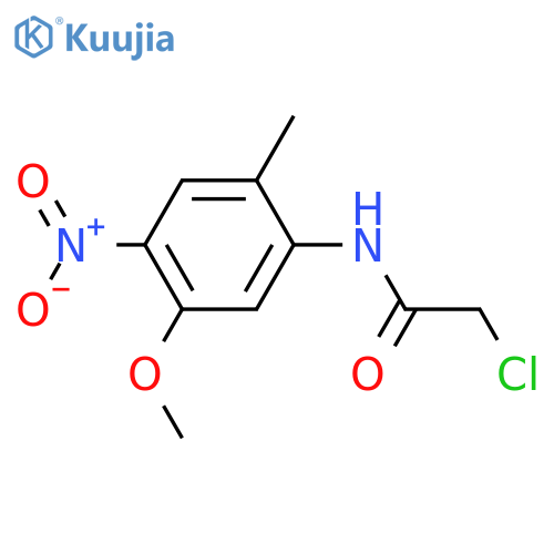 2-chloro-N-(5-methoxy-2-methyl-4-nitrophenyl)acetamide structure