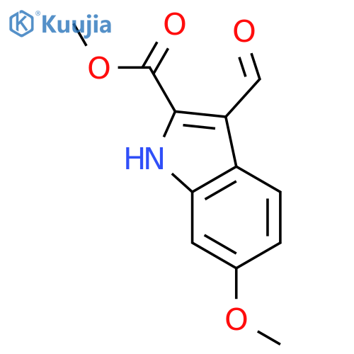 Methyl 3-Formyl-6-methoxy-1H-indole-2-carboxylate structure