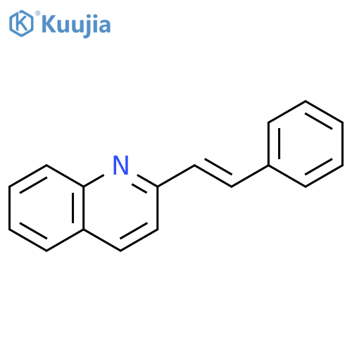Quinoline,2-[(1E)-2-phenylethenyl]- structure