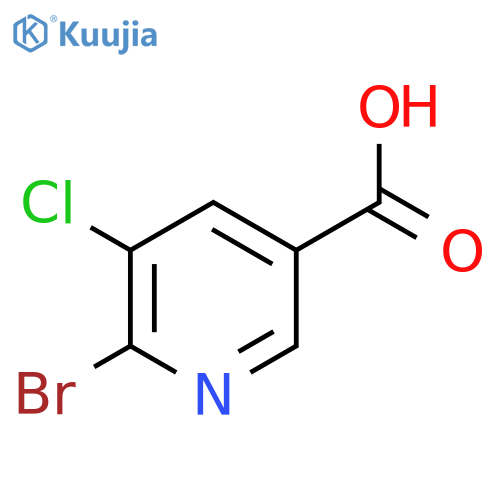 6-Bromo-5-chloronicotinic Acid structure