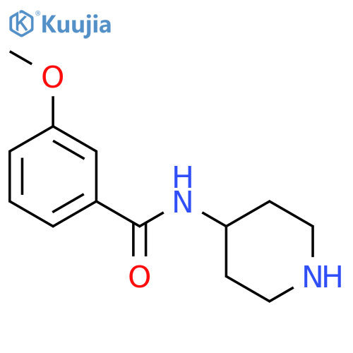 3-methoxy-N-(piperidin-4-yl)benzamide structure