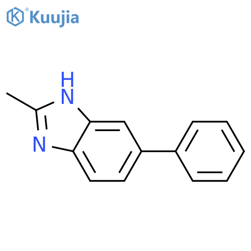 2-Methyl-5-phenyl-1H-benzoimidazole structure