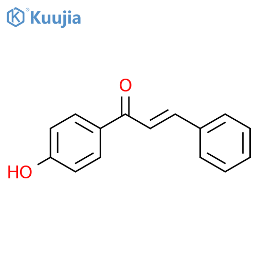 2-Propen-1-one,1-(4-hydroxyphenyl)-3-phenyl-, (2E)- structure