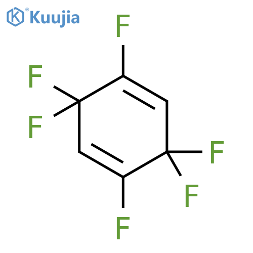 1,4-Cyclohexadiene, 1,3,3,4,6,6-hexafluoro- structure