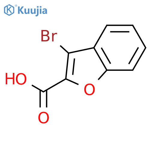3-Bromobenzofuran-2-carboxylic acid structure