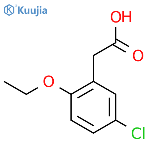 2-(5-chloro-2-ethoxyphenyl)acetic acid structure
