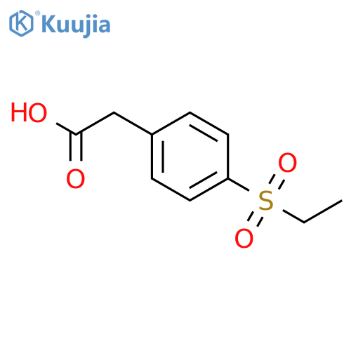 2-[4-(ethanesulfonyl)phenyl]acetic acid structure