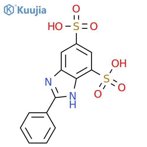 1H-Benzimidazole-4,6-disulfonic acid, 2-phenyl- structure