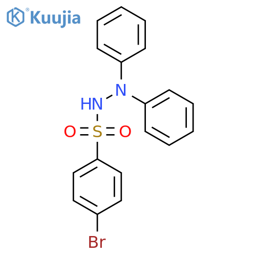 4-Bromo-N',N'-diphenylbenzenesulfonohydrazide structure
