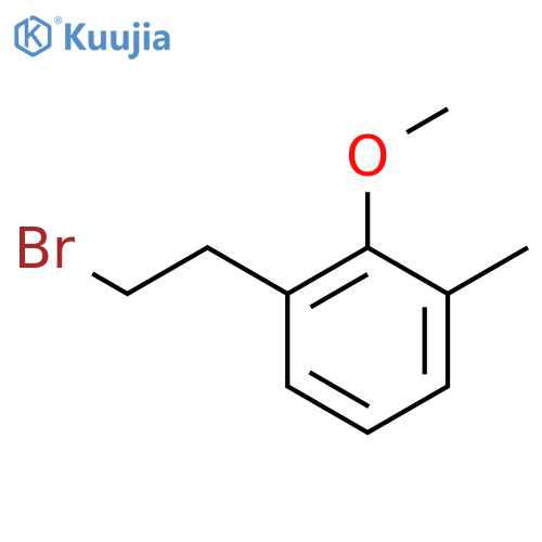 1-(2-bromoethyl)-2-methoxy-3-methylbenzene structure