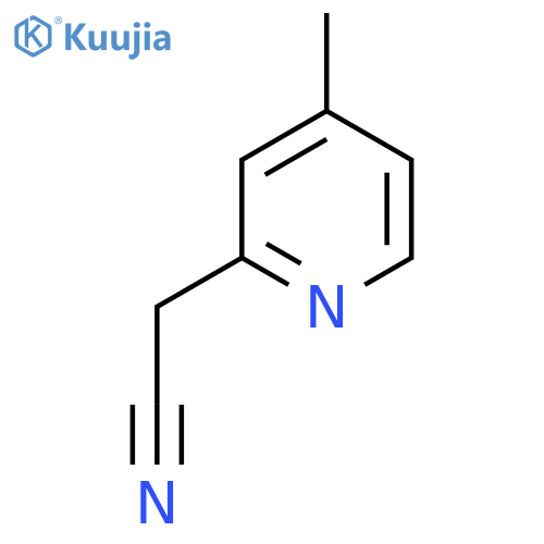 2-(4-methylpyridin-2-yl)acetonitrile structure