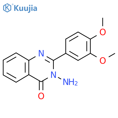 3-Amino-2-(3,4-dimethoxyphenyl)quinazolin-4(3H)-one structure