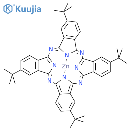 zinc 2,9,16,23-tetra-tert-butyl-29H,31H-phthalocy structure
