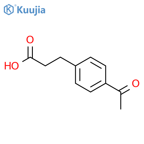 3-(4-acetylphenyl)propanoic Acid structure